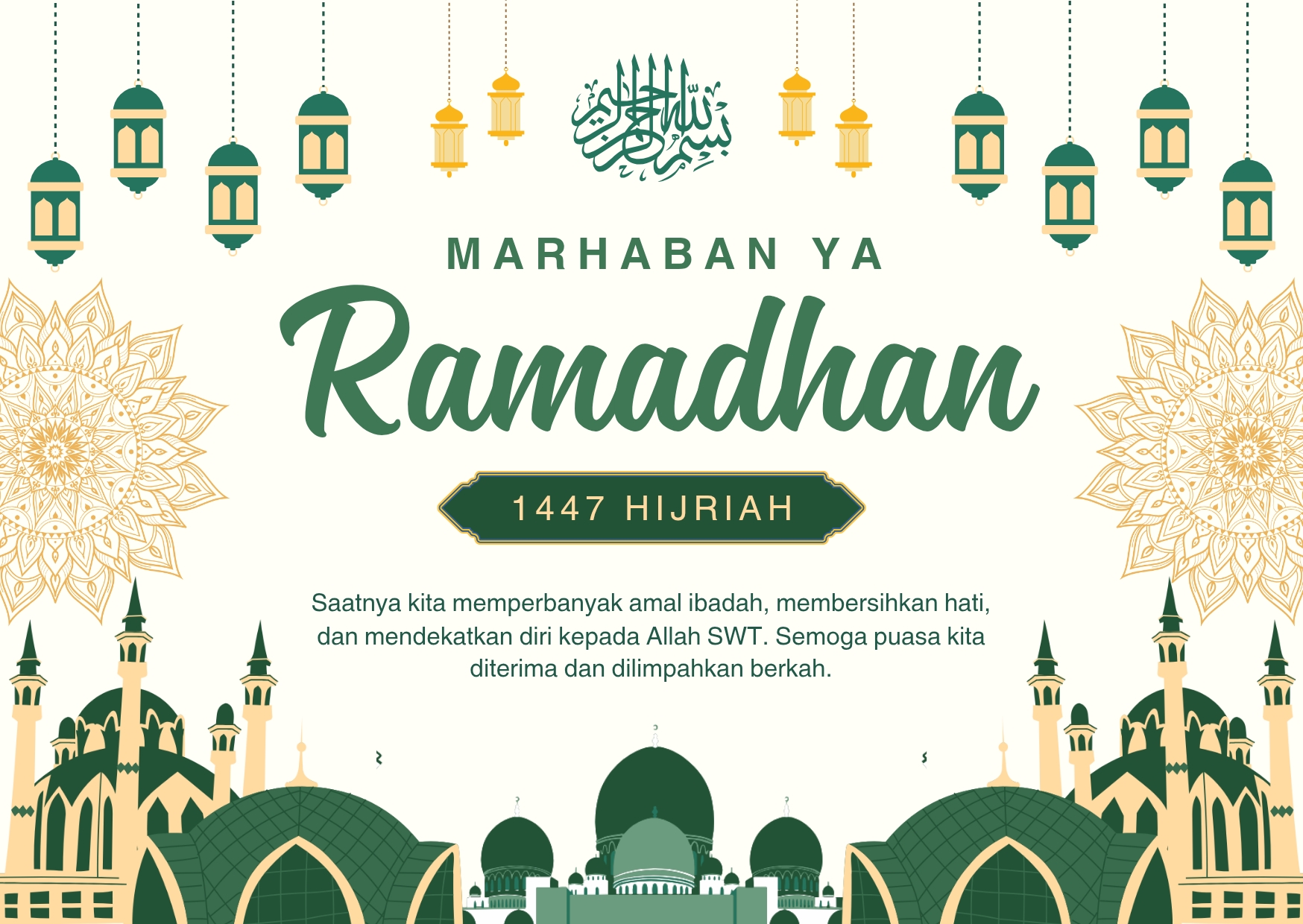 Marhaban Ya Ramadhan